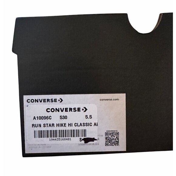 ⭐Converse Run Star Hike Hi Platform 5.5 Men Shoes Sneaker Purple Glitter A10096C - Picture 8 of 10